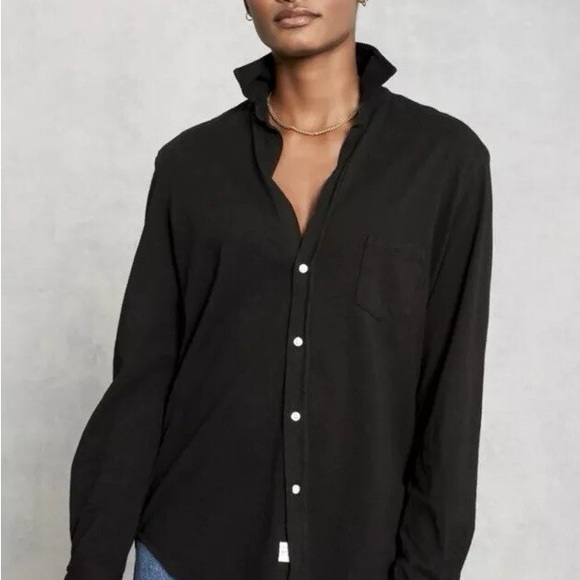 Frank & Eileen Mackenzie Black Flannel Shirt - Picture 4 of 6